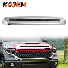 Chrome Front Hood Bulge Molding Grille Trim For Toyota Tundra 2014 15 2016-2021