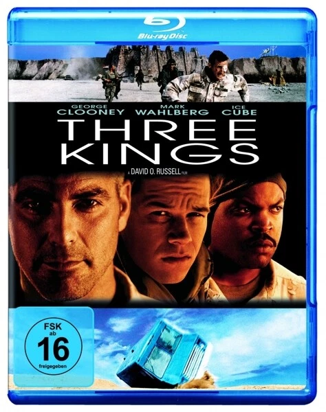 THREE KINGS-ES IST SCHÖN KÖNIG ZU SEIN - MARK WAHLBERG,ICE CUBE, BLU-RAY NEU - Bild 1 von 1