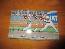 Lot (10) AUSTIN BERGNER UNC 2015 Panini USA Baseball GAME ACTION Detroit Tigers