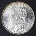 1887-P "Top-100 VAM 12 DDO Alligator Eye" Morgan Silver Dollar $1 - COINGIANTS -