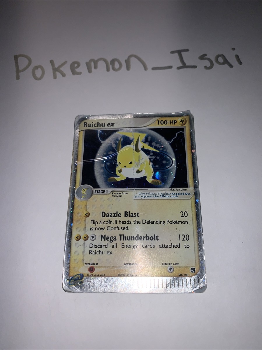 Raichu EX - 98/100 - Sandstorm - Holo - Rare - Pokemon Card HP