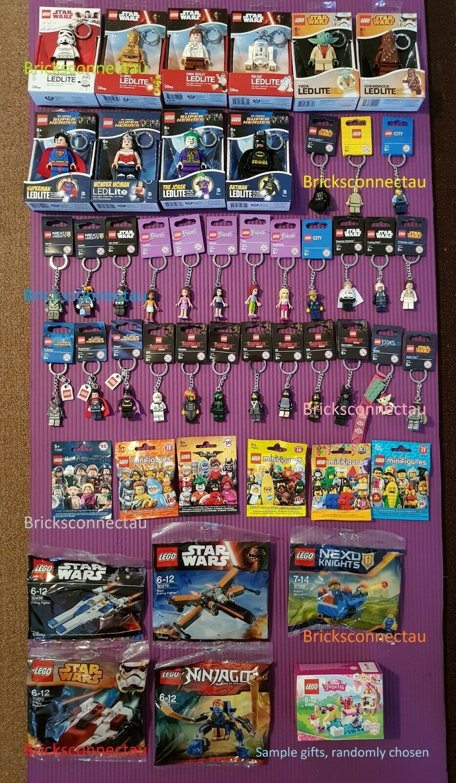 LEGO 5007091 1964 Gold Spinning Logo Keychain New Exclusive Limited