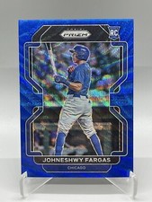 2022 Prizm Tier II Base Blue Wave #144 Johneshwy Fargas /60 - Chicago Cubs