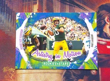 2024 Panini Rookies & Stars Football - Artistry In Motion #AIM-JLE Jordan Love