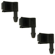 3 Piece Windshield Washer Wiper Fluid Nozzle Sprayer Kit For Peterbilt Trucks