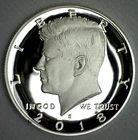 2018 S Proof SILVER Kennedy Half Dollar Coin 50 Cent JFK from US Mint Proof Set