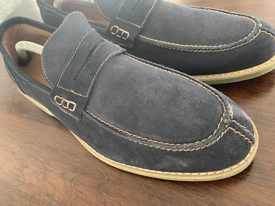 Florsheim by Duckie Brown Shoes Penny Loafers 19142-401 Blue 