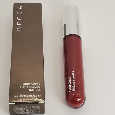 BECCA Glow Gloss 5g / 0.18oz Lip Color New in Box Dahlia