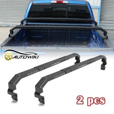 Adjustable Trucks Bed Rack Cross Bar For Toyota Jeep Ford Chevynissan 2 Pcs
