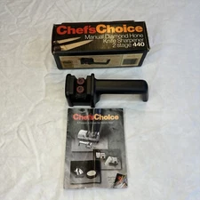 Chefs Choice Manual Diamond Hone Knife Sharpener 2 Stage 440