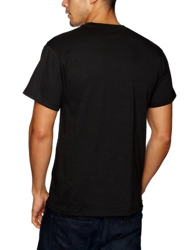 FRUIT OF THE LOOM 5 PACK MIXED WEIGHT PLAIN BLACK T SHIRT TEE SHIRT S to 5XL - 第 3/10 張圖片