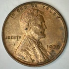 1930 D US Lincoln Wheat Penny One Cent Bronze 1c Uncirculated Denver Coin Spots
