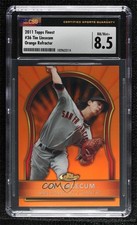 2011 Topps Finest Orange Refractor 78/99 Tim Lincecum #36 CSG 8.5 0h1g
