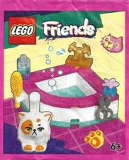 LEGO Friends Accessory Set: Cute Cat (Churro) Grooming Kit (21 pcs)