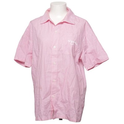 Goods, Kurzarmhemd, Größe: M, Pink/Weiß, Streifen, Damen #Dyt