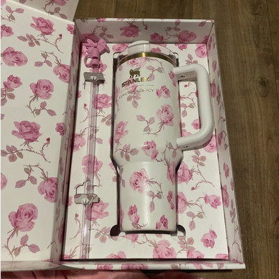 Stanley x Love Shack Fancy Ribbon Rosa 40oz Quencher BRAND NEW AUTHENTIC