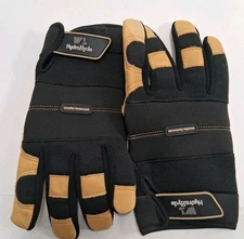  Wells Lamont Men's HydraHyde Leather Work Gloves. Size XL, Unworn No Pkg Look