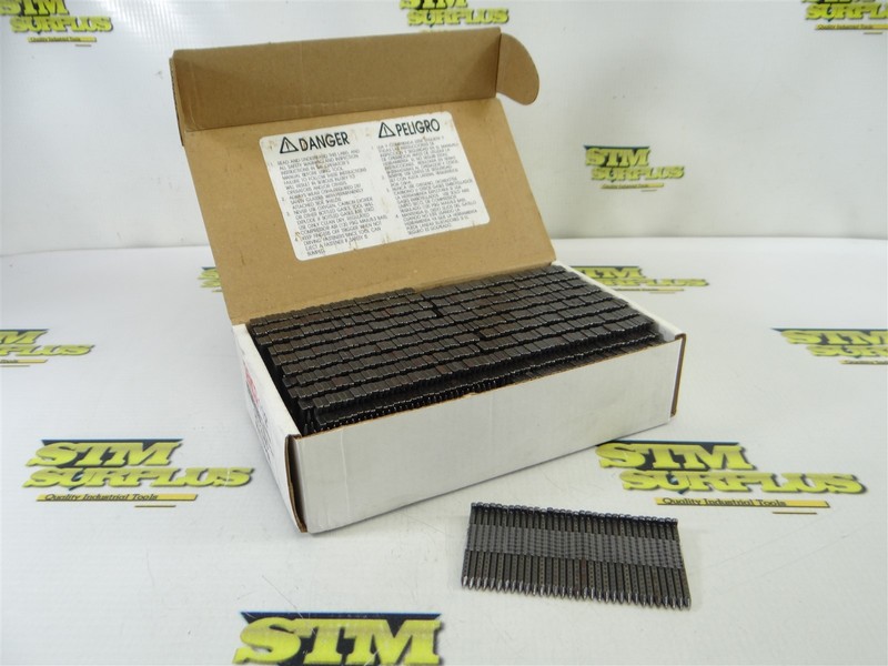 CASE OF 2500 PIECE NEW SENCO 1-1/2" HEAT TREATED DIAMOND POINT T-NAILS