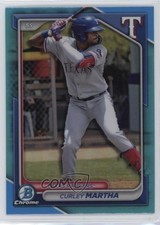 2024 Bowman Draft Chrome Sky Blue Refractor Curley Martha #BDC-165 06p8