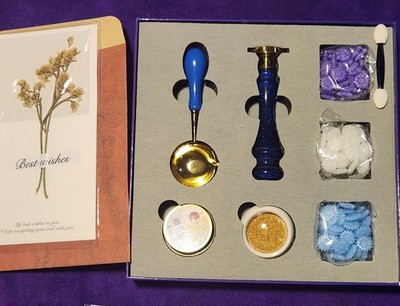 Past And Present Wax Seal Kit With Horse Design For Creative Letter