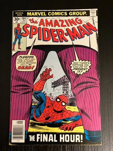Amazing Spider-Man 164 🕸️ FN 🕸️ Kingpin! 🕸️ Andru & Wein 🕸️ Water Damage