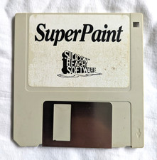 Apple Mac Macintosh Super Paint Silicon Reach Software 3.5 Disk