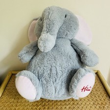 Hamleys Grey Elephant Plush Soft Toy