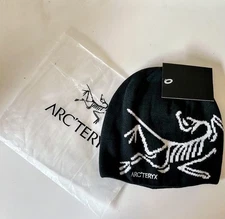 Arc'teryx Bird Head Toque Beanie Orca Black Brand New Comes With Bag And Tags