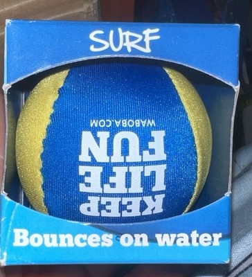 Waboba Surf Water Ball  Set Of 2 Yellow And Blue