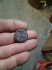 Dug confederate officers droopwing eagle button coat size Civil War Relic