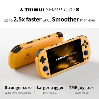 TRIMUI Smart Pro Console Portatile | Linux, 26 Generazioni Di Giochi, WiFi, Bluetooth, 3 Colori (Nero/Grigio/Bianco)