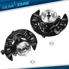 Wheel Bearing Hub Steering Knuckle Assy Fits Toyota Corolla 2003-2008 Front Pair