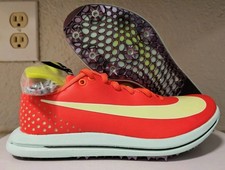Nike Triple Jump Elite 3 Spikes Bright Crimson Lime Blast Mens Sz 8.5 HV6425-600
