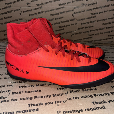 Men’s Size 5.5Y Nike Mercurial X Victory VI DF IC 903599 616 Red Soccer Shoes s-l1600.jpg main image 3