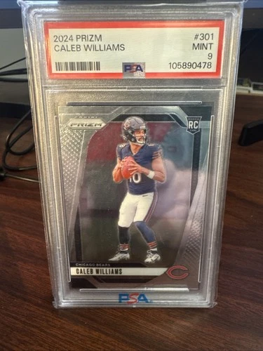 2024 Panini Prizm - Rookies Caleb Williams #301 (RC) PSA 9