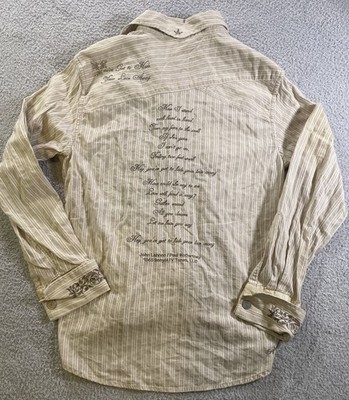 English Laundry The Beatles Hide Your Love Away Embroidered Lyrics Medium