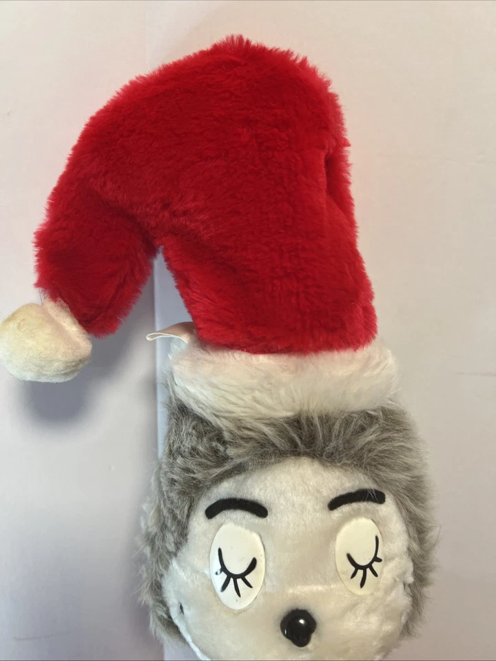 DE COLECCIÓN EDEN 1980 DR SEUSS PELUCHE GRINCH DE DOS CARAS 30" DE ALTO PELUCHE JUGUETE Foto 3 de 4