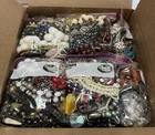 New Listing19lbs+ Lot of Vintage to Now WEARABLE Mixed Costume Jewelry Box Bulk Resale #5!