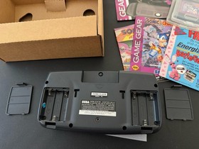 Sega Game Gear Super Sonic System Console Bundle RECAPPED Works Great!