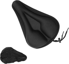 Gel Bike Seat Cover Cushion, Comfortable Silica & Foam Padded Bicycle Saddle Cus