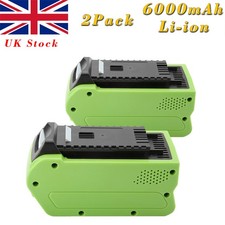 2x Battery For Greenworks 40V G-MAX 6Ah Li-ion 2100202 2100702 2501302 ST40B410