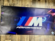 BMW M Series Performance Style Vinyl Banner Outdoor Man Cave Garage Shop Decor
