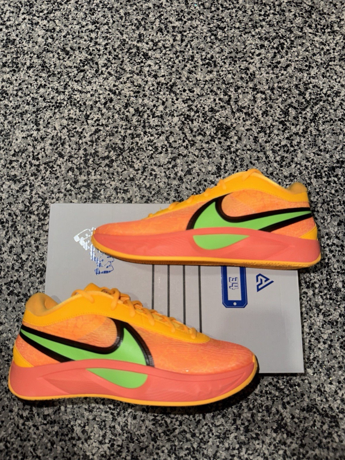 Nike Giannis Freak 6 Basketball Shoe Orange FJ7792-601 Men's Size 9-13