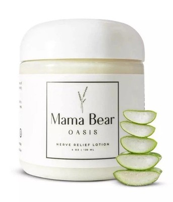 Mama Bear Nerve Relief Lotion, 4 oz, Soothing Lotion w/ Magnesium Chloride