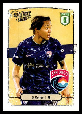 #ad #ad Gia Corley San Diego Wave FC 2025 Beachwood Parkside RC #101 $1.50