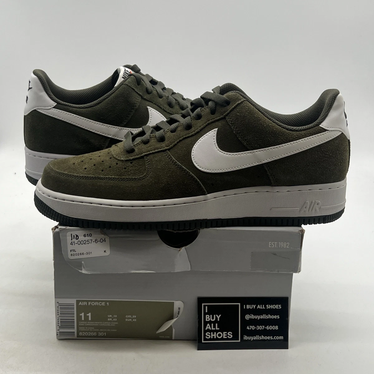Nike Air Force 1 Green - 820266-301 for Sale | Authenticity 