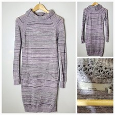 Prana Moonstone bisque cowl neck sweater dress Size Small