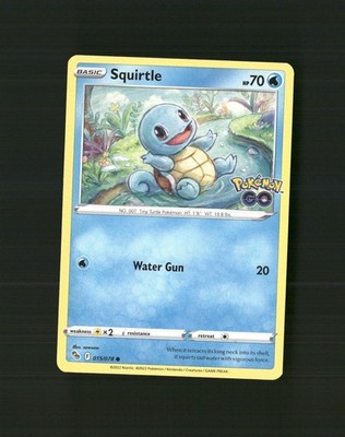 Squirtle 015/078 Common Pokemon GO Pokemon Near Mint D-8