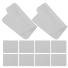 100Pcs Reusable Microfiber Cleaning Cloth Glasses for Home Grey Soft Fiber