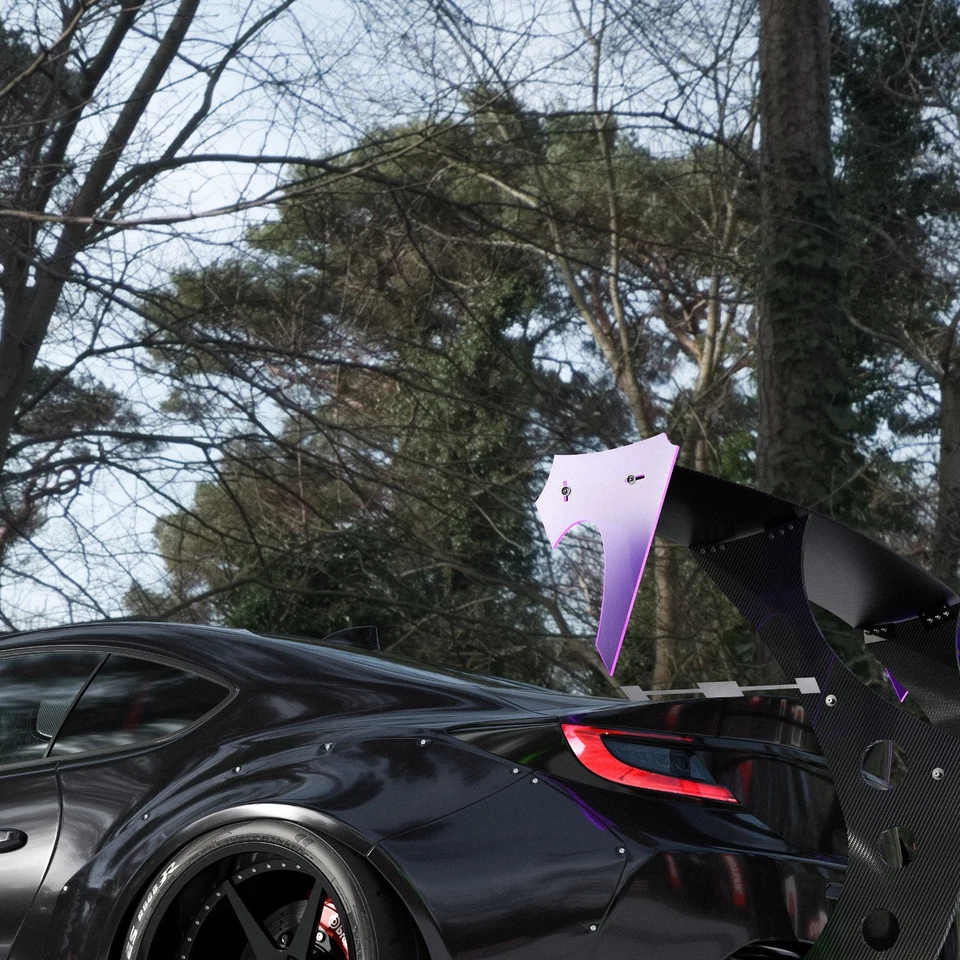 PLACAS DE EXTREMO DE ALERÓN ACRÍLICO UNIVERSAL - PRETALADRADAS (JUEGO DE 2) Se adapta a cualquier ala Foto 4 de 4